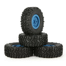 4Pcs Rubber Wheel Rim Tire Tyre for RC 1/16 Climbing Crawler Car WPL B-1/B-