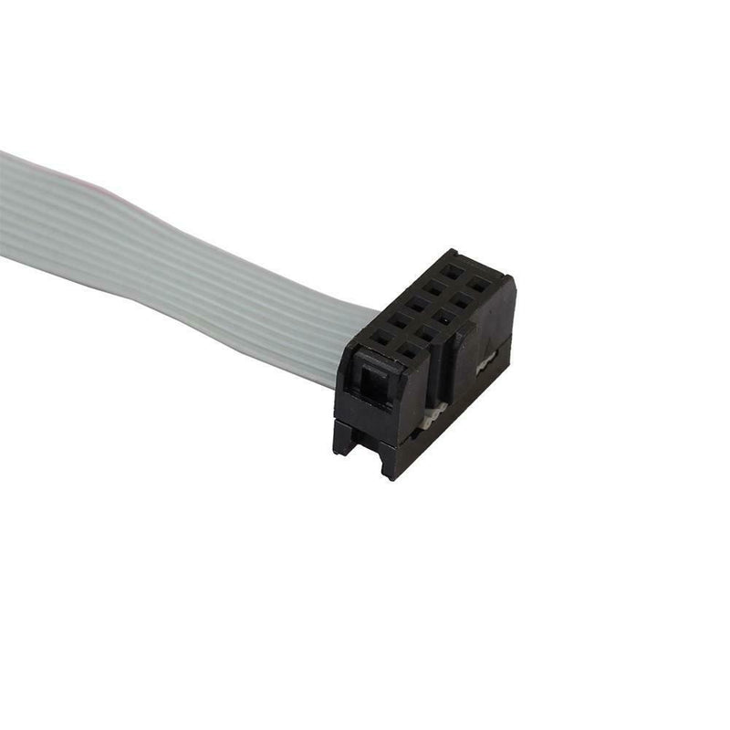 2-Port Serial RS232 DB9 Male COM Port to IDC 10pin Cable w/ Bracket