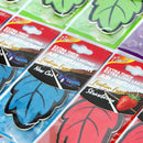 6 pcs Hanging Tree Leaf Air Freshener Auto Home Office Fragrance Scents
