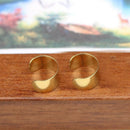 2 Pair Unisex Punk Rock Ear Clip Cuff Wrap No piercing-Clip On Earrings Gift