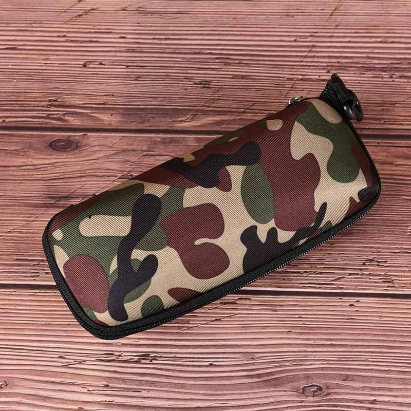 Glasses Box Sunglasses Case Camouflage Storage Protector zipper Unisex Contai Kw