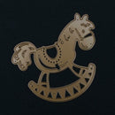 Wood Horse Cutting Die DIY Metal Stencil Scrapbook Craft Embossing Decor