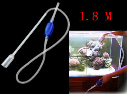 1.8MPop Aquarium Fish Tank Vacuum Gravel Cleaner Water Syphon Siphon Pump Filter