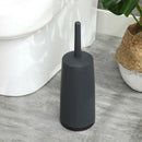 Toilet Brushes and Holders Toilet Bowl Brush with Holder Black for Bathroom M1D4