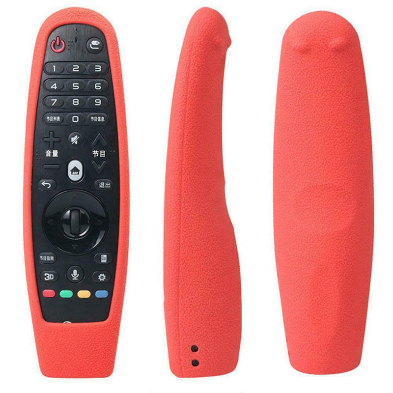 Soft Silicone Case for LG Smart TV Remote Control AN-MR600 AN-MR650a (Red) A