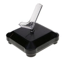 360-degree Rotating Display Stand - Solar or AA Battery Powered Black