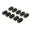 10PCS Watch Strap Retaining Hoop Loop Retainer Holder Ring Keeper 20mm Black