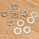5Pcs 10K OHM Terminal Linear Taper Rotary Resistor Potentiometer & Knobs 15mm
