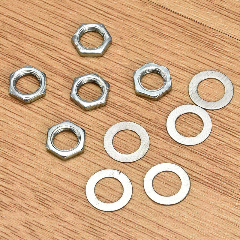 5Pcs 10K OHM Terminal Linear Taper Rotary Resistor Potentiometer & Knobs 15mm