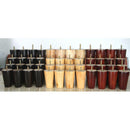 4Pcs 5'' Height Solid Wood Cone Sofa Legs Black Color Couch Furniture Feet