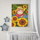 5D DIY Full Drill Diamond Painting Sunflower Cross Stitch Craft Kit (z1151)