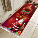 40x120cm Christmas Santa Claus Anti-slip Pad Kitchen Floor Mat Carpet Rug