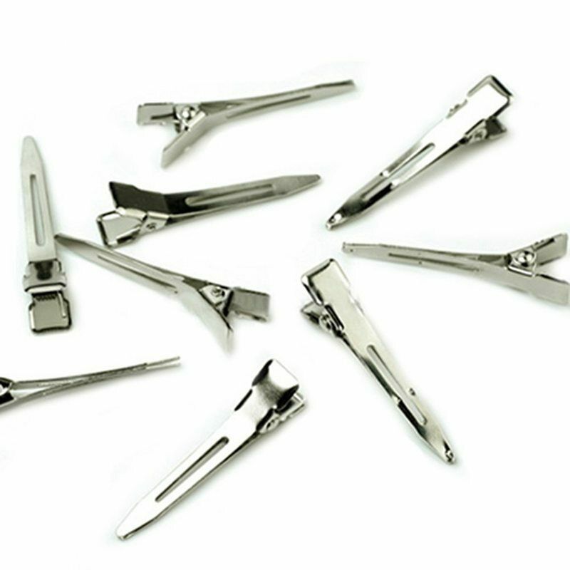 100 pcs Single Prong DIY Hairstyle Alligator Hair Clips (100 pcs) R2U3