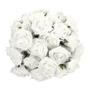 50pcs Artificial Rose Flower Bouquet Wedding Foam Sheet DIY Wedding Bride