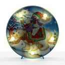 DIY Diamond Painting LED Lamp Partial Drill Special Shape Christmas Decor