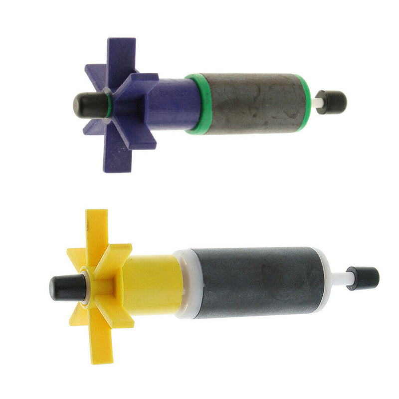 2x Aquarium Water Pump Replacement Impeller Rotor Aquarium 9x4cm