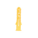 50X 6*30mm Yellow Plastic Expansion Plug Pipe Anchor Wall Screw Expansion TubeJR