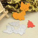 Christmas Tree Cat Cutting Die Stencil DIY Scrapbooking Album Craft Card