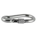 2PC  2 inch Stainless Steel Spring Snap Hook Carabiner for Backpack, Climbing,