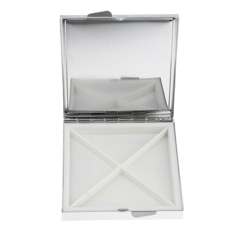 Travel 4 Compartments Dispenser Case Vitamin Storage Container Pill Box Tablet