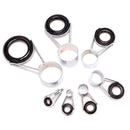 7Pcs Telescopic Fishing Rod Guides Top Ring Set Raft Repair Fishing Accessories