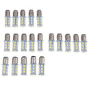 20PCS Super White 1157  18 SMD 5050 LED Tail Brake Stop Light Bulb OZ