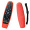 Soft Silicone Case for LG Smart TV Remote Control AN-MR600 AN-MR650a (Red) A