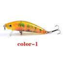 8pcs Bionic Minnow Fishing Lures Wobblers Artificial Hard Baits Treble Hook