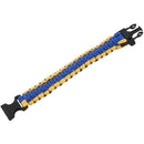 Bracelet Whistle Paracord Camping Sport Outdoor Trekking Followed blue yell