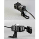 Waterproof Dual USB 9-90V Motorcycle Charger Switch Hot Socket w/ N5H5 R0W3