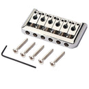 6 String Fixed Hardtail Saddle Bridge Guitar Tailpiece For Electric Guitar