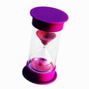 Round Cover Hourglasses Hourglass Timer, 10 Minutes Purple