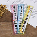 1pcs music ruler primary school students painting measuring scale creative ruME