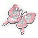 Butterfly Reversible Change color Sequins Sew On Patches DIY Patch Applique ZFME
