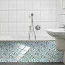 10pcs Ceramic Tile Stickers Set Decorative Wall Decals for Kitchen (TS266) A