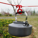 Multi Function Camping Tent Rope Self-locking Carabiner Tensioner Wind Rope