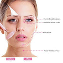Eye Jade Roller Stainless Steel Natural Quartz Facial Roller Eye Jade Rolle