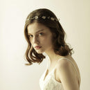 Charming Woman Bridal Flower Rhinestone Crown Tiara Headband Headpieces