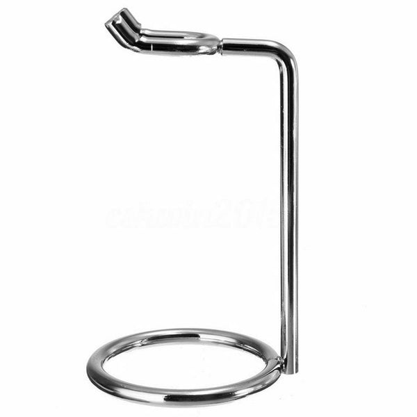 Men's Chrome-plated metal Safety Razor Stand Double Edge Razor Metal Holder I7E7