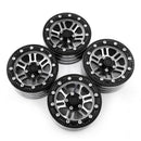4PCS Metal Beadlock 1.9 Wheel Rim for 1/10 RC Rock Crawler TRX-4 TRX4 D90 D