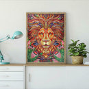 5D DIY Special Shaped Diamond Painting Lion Cross Stitch Mosaic Craft Kits