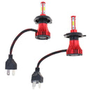 2PCS 2900W 4-sides H4 HB2 9003 LED Headlight Kit 560000LM Hi/lo Beam 6000K Bulb@