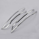 2Pcs Chrome Rear View Cover For Qashqai J11 Accessory Side Mirror Trims S