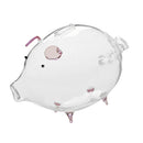Piggy Bank Design Glass Money Box Vase Bottle Terrarium Container