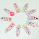 Hot Cute Girl Hairdressing Plain Prong Hair Clip Pin Pinch Assorted Color 10 Pcs