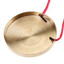 Wind Gong w/ Red Rope Hand Cymbals Mini for Kids Children Rhythm Percussion