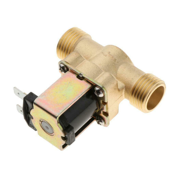 1/2 Inch Electric Solenoid Valve DC12/24/220V Solar Coil Valve for Water DC220V