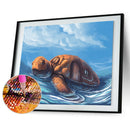 DIY Diamond Painting Kits Sea Turtle Full Round Drill Picture Handicrafts
