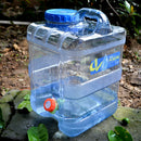 MagiDeal 15L Portable Outdoor Camping Water Carrier Canister Water Container