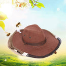 Beekeeping Beekeepers Cowboy Hat Mosquito Bee Insect Protect Head Face Net P7S4